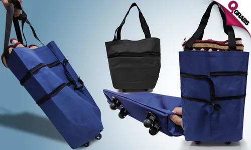 Expandable Shopping Bag Trolley!